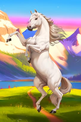 White Mustang