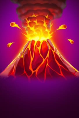 3 Super Coin Volcanoes