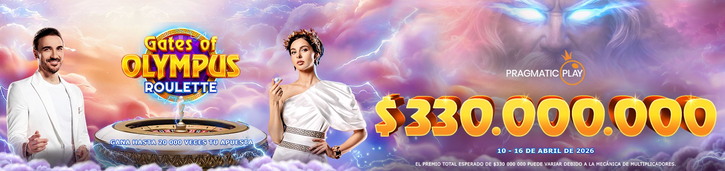 Campaña Gates of Olympus Roulette